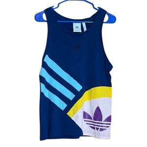 Adidas mens Colorful Tank Top. Size S